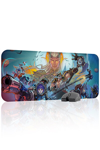 mousepad bastir لوحة ماوس الألعاب المطاطية المخيطة من أوفر واتش مانع للانزلاق...