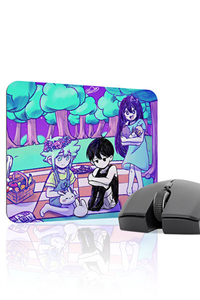 mousepad bastir لوحة ماوس أوموري مانع للانزلاق المطاطية المخيطة V2 - 22X18 لو...