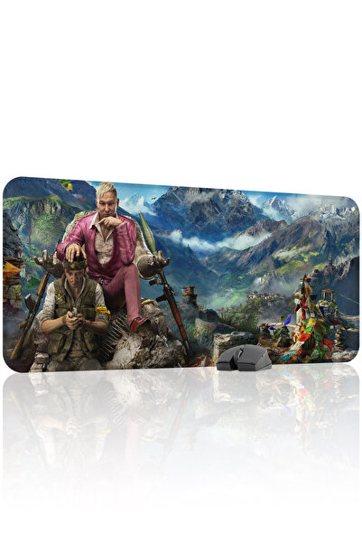 mousepad bastir لوحة ماوس الألعاب المطاطية المخيطة Far Cry مانع للانزلاق V4 -...