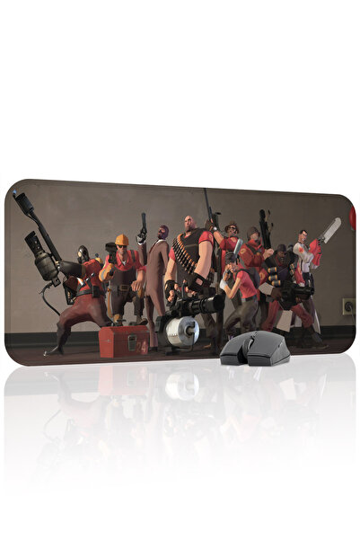 mousepad bastir لوحة ماوس مطاطية مخيطة للألعاب من تيم فورتريس مانع للانزلاق V...