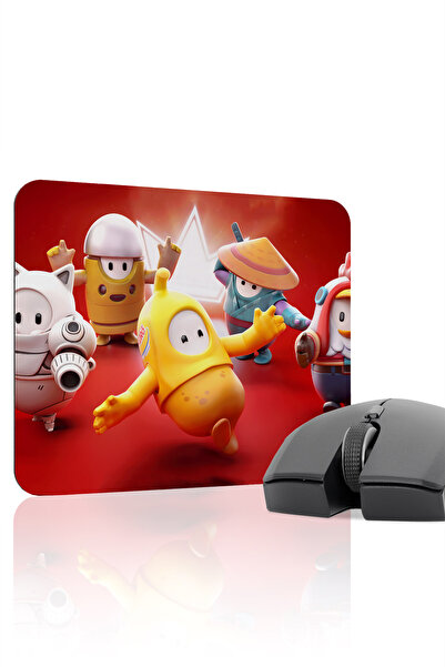 mousepad bastir لوحة ماوس للألعاب من Fall Guys مكونة من مانع للانزلاق قطعة مط...