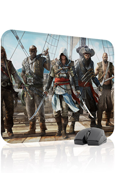 mousepad bastir Assasin's Creed مانع للانزلاق Dikişli Kauçuk Oyuncu Mousepad ...