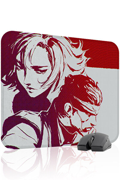 mousepad bastir لوحة ماوس معدنية من ميتال جير سوليد مانع للانزلاق مصنوعة من ا...