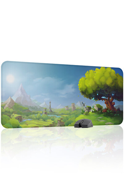 mousepad bastir Hytale مانع للانزلاق Dikişli Kauçuk Oyuncu Mousepad V5 - 90x4...