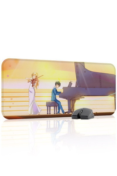 mousepad bastir لوحة ماوس الألعاب المطاطية المخيطة V3 من Your Lie in April ما...