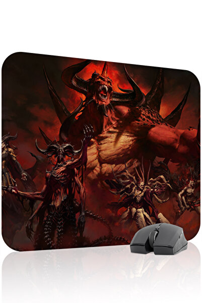 mousepad bastir Diablo Protivklizno prošivena gumena gamerska podloga za miša...