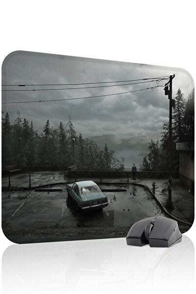 mousepad bastir لوحة ماوس الألعاب المطاطية المخيطة من سايلنت هيل مانع للانزلا...