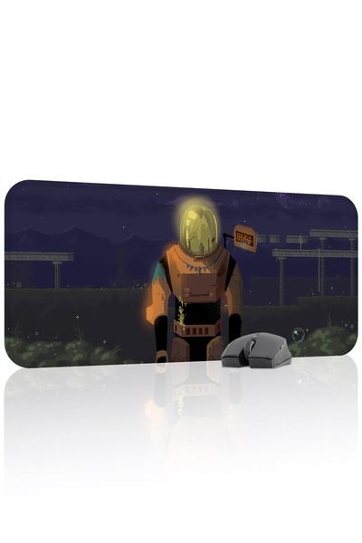 mousepad bastir لوحة ماوس الألعاب المطاطية المخيطة من Risk of Rain مانع للانز...