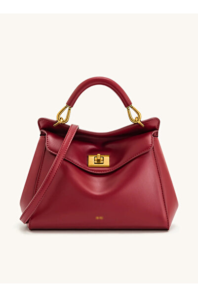 Noorksa حقيبة تعليقة نسائية كبيرة الحجم بكتف مفرد (لون عنابي)