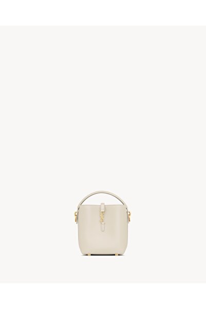 Yves Saint Laurent Le 37 YSL Bucket Bag in Smooth Leather Mid