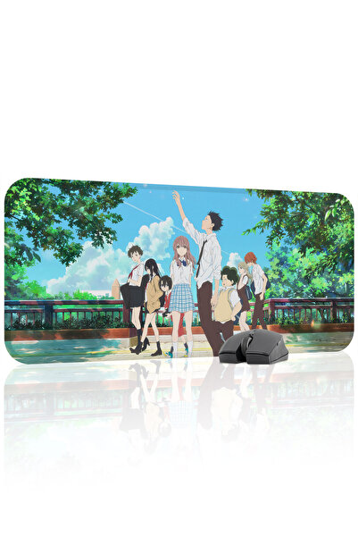 mousepad bastir Mousepad de gaming din cauciuc cusut Koe no Katachi antialune...