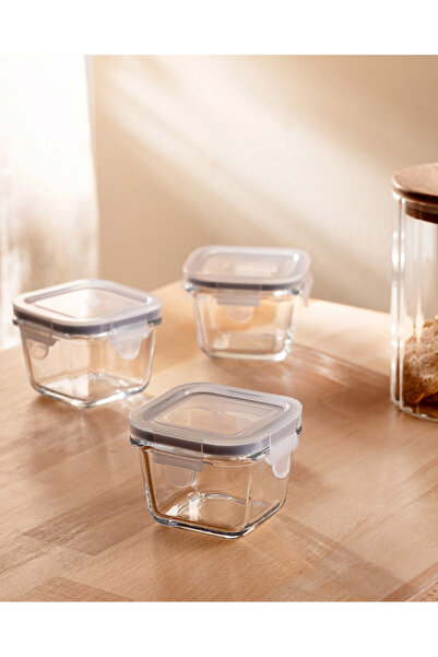 Madame Coco Marle 3-Piece Square Mini Storage Container - 150ml