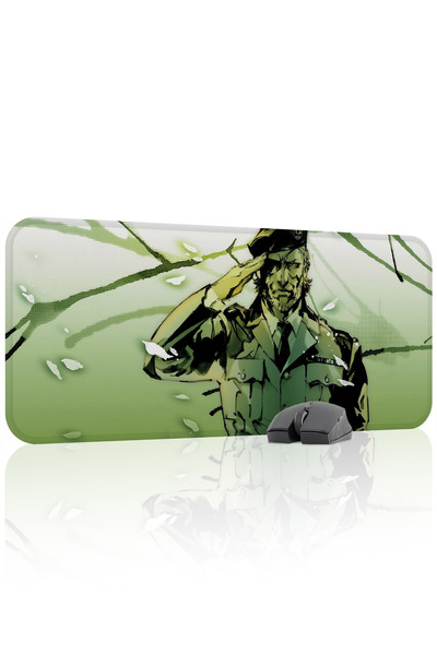 mousepad bastir لوحة ماوس معدنية من Metal Gear Solid مانع للانزلاق مصنوعة من ...