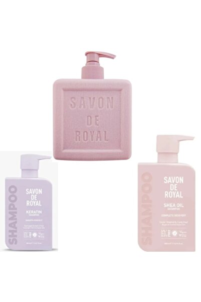 Savon De Royal SET CADOU Σαμπουάν Κερατίνης για Ταλαιπωρημένα Μαλλιά, 500 ml