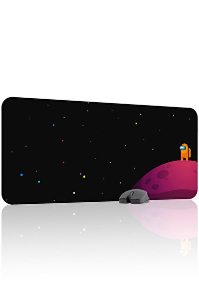 mousepad bastir لوحة ماوس ألعاب مطاطية مخيطة من Among Us مانع للانزلاق V2 - 9...
