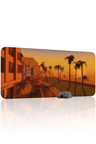mousepad bastir GTA Vice City antialunecare Mousepad pentru jocuri din cauciu...