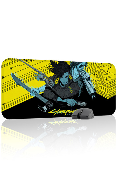 mousepad bastir Cyberpunk 2077 Mousepad pentru jocuri din cauciuc cu antialun...