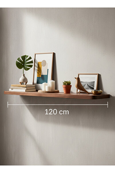 Living Simple Modern Wooden Wall Shelf Design