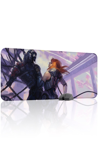 mousepad bastir Mass Effect Non-Slip Stitched Rubber Gaming Mousepad V5 - 90X...