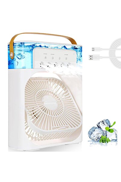 Generic DENX 10W Multi Function 5 Hole Fan, Personal Fan, 700ml Water Tank, 3...