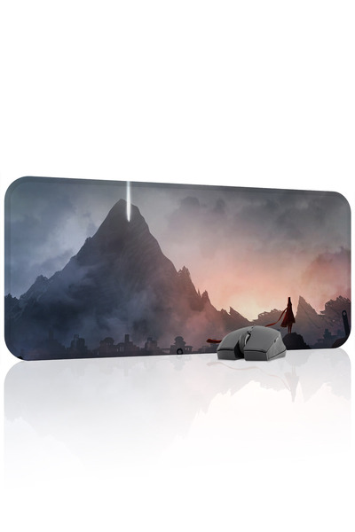 mousepad bastir لوحة ماوس الألعاب المطاطية المخيطة Journey مانع للانزلاق V5 -...