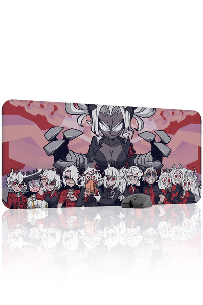 mousepad bastir لوحة ماوس الألعاب المطاطية Helltaker مانع للانزلاق V1 - 90x40...