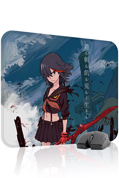 mousepad bastir لوحة ماوس الألعاب المطاطية المخيطة من نوع Kill la Kill مانع ل...