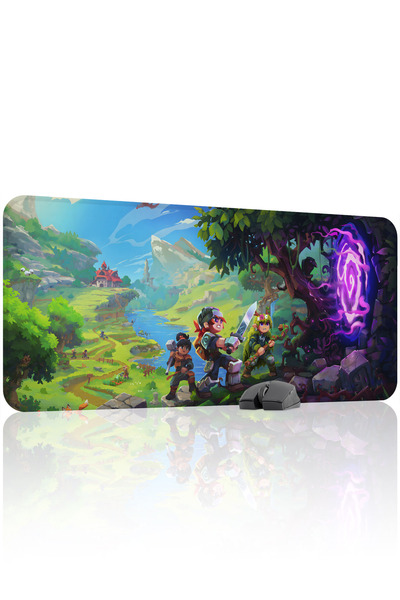 mousepad bastir لوحة ماوس للألعاب من Hytale مانع للانزلاق مصنوعة من المطاط ال...