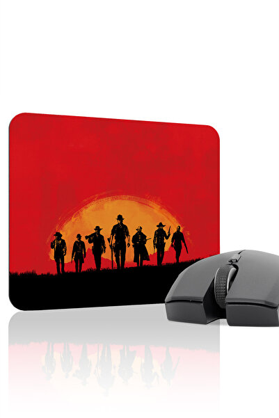 mousepad bastir لوحة ماوس الألعاب Red Dead Redemption 2 مانع للانزلاق Dikişli...