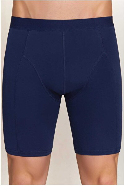 MARİA CALZE Berrak Men's 2-Piece Stretch Fabric Long Boxer Shorts