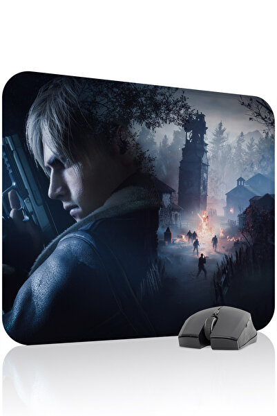 mousepad bastir لوحة ماوس الألعاب المطاطية المخيطة من Resident Evil مانع للان...