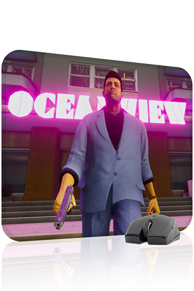 mousepad bastir GTA Vice City antialunecare Mousepad pentru jocuri din cauciu...