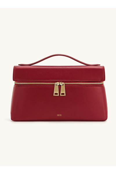 Noorksa حقيبة يد أنيقة وعملية، مناسبة للتنقلات اليومية (لون عنابي)