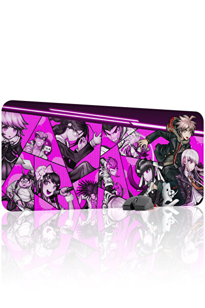mousepad bastir لوحة ماوس الألعاب المطاطية المخيطة Danganronpa مانع للانزلاق ...