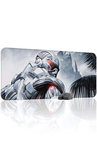 mousepad bastir لوحة ماوس للألعاب من المطاط المخيط Crysis مانع للانزلاق V3 - ...