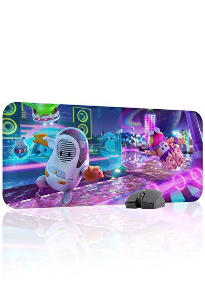 mousepad bastir لوحة ماوس مطاطية مخيطة من Fall Guys مانع للانزلاق V1 - 70x30 ...