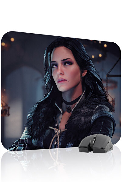 mousepad bastir لوحة ماوس مطاطية للألعاب من Witcher 3 ذات مانع للانزلاق خياطة...