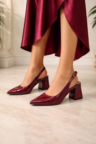 Firibu Elite Gloss Women's Patent Leather Stiletto Premium Evening Dress Heel...