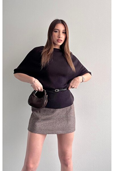 fujya Belt Pieces Wool Blend Knitwear Blouse