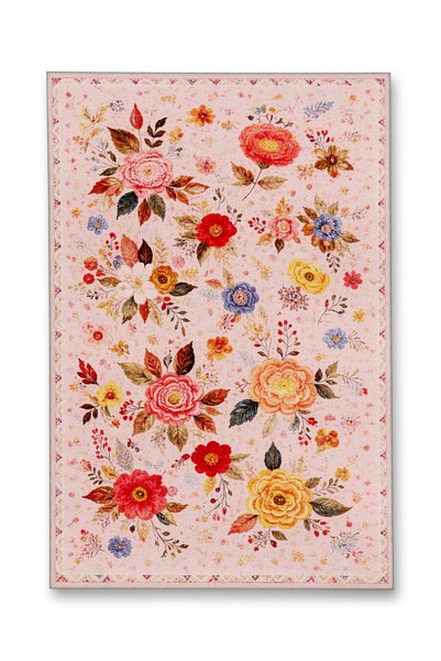 Rugs Modern Halı MOSSO – Covor decorativ modern cu țesătură cu model floral ș...
