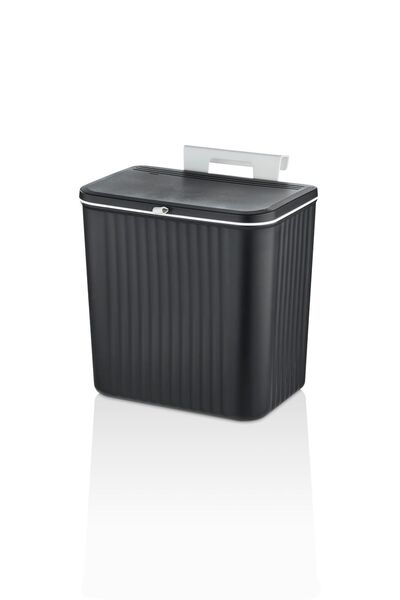 origa Effortless Cleaning, Space-Saving White Hanging Kitchen Trash Can