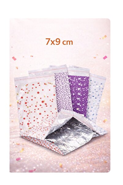 figanlar ambalaj 5000 bucăți 7x9 cm pungă pentru cadouri metalizată cu bandă ...