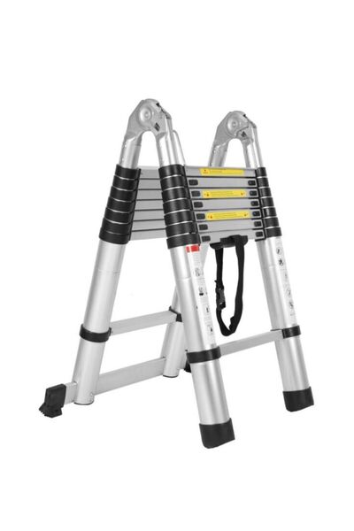 ADR 8+8 Basamaklı 2,5Mt + 2,5mt 5Mt Uzayan Çift Yönlü Teleskopik Alüminyum Me...