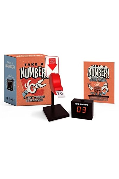 Running Press Miniature Editions Take a Number!: A Tiny Ticket Dispenser
