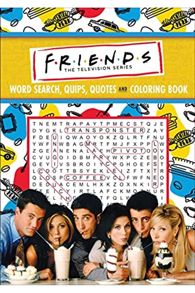Thunder Bay Press Friends Word Search, Quips, Quotes, and Coloring Book