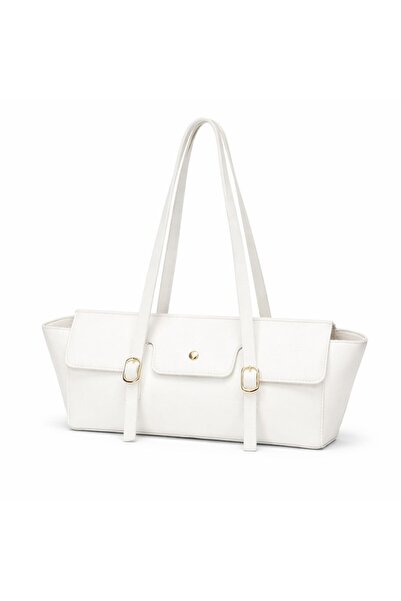 ÇANTAM GELSİN Women's Padded Shoulder Bag with Buckle Accessories Bag Si Size...