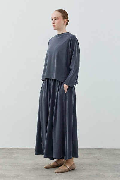 Merwishop Merwish Basic Bamboo Pant Suit 1804 Indigo