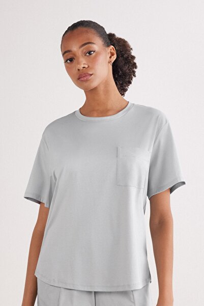 INTIMISSIMI Short Sleeve Elevated Cotton T-Shirt