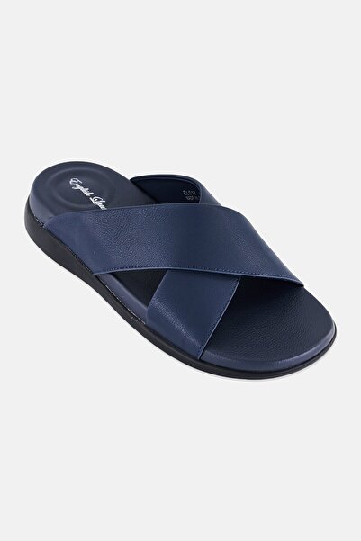 English Laundry Men Slip On Arabic Sandals, Navy