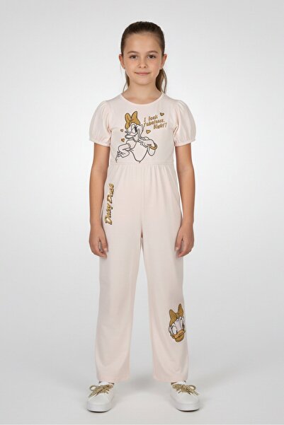 Disney Kids Girl Short Sleeve Mickey And Friends Bodysuits, Light Pink